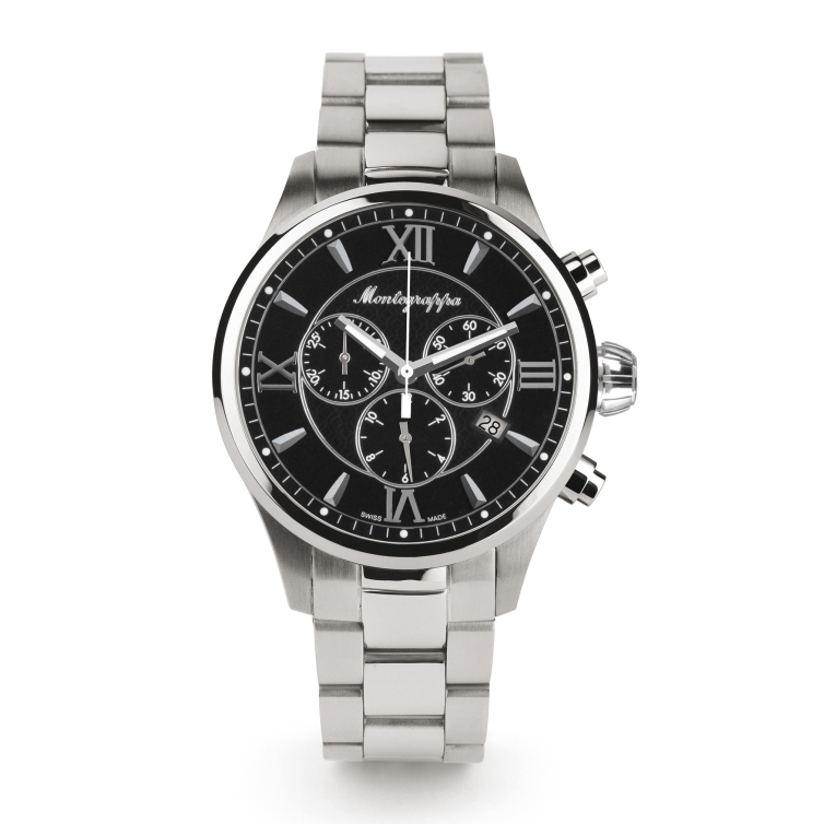 Fortuna Chronograph 42 mm Hodinky čierna MONTEGRAPPA - 1