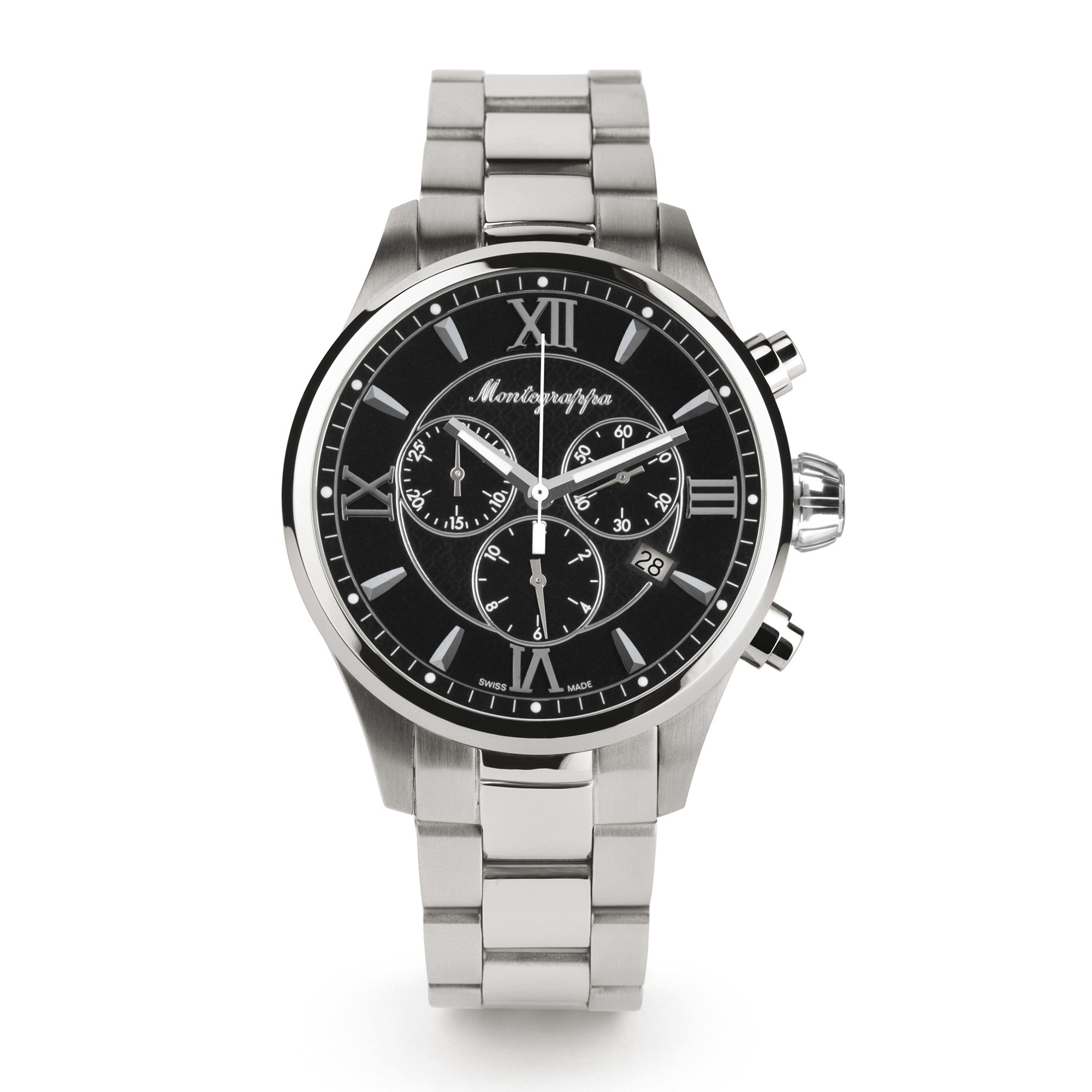 Montegrappa - Fortuna Chronograph 42 Mm Watch Black