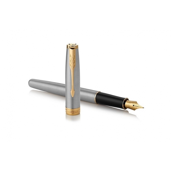 Sonnet Stainless Steel GT Fountain Pen PARKER - 3