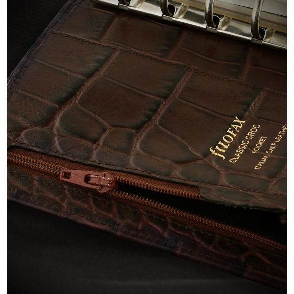 Classic Croc Diár vreckový gaštanová FILOFAX - 2