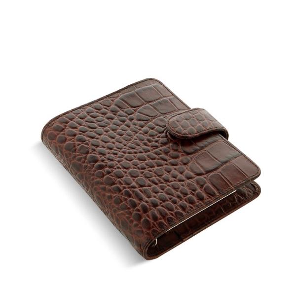 Classic Croc Diár vreckový gaštanová FILOFAX - 3