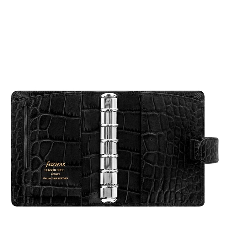 Classic Croc Diár vreckový čierna FILOFAX - 3