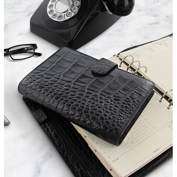 Classic Croc Diár vreckový čierna FILOFAX - 4
