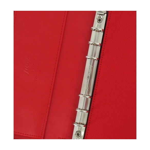 Saffiano Diář na zip Compact červená FILOFAX - 4