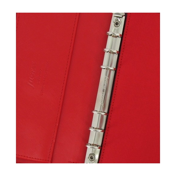 Saffiano Zip Organiser Compact Red FILOFAX - 4