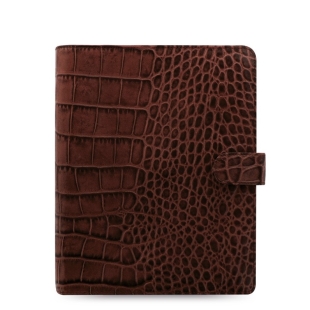 Classic Croc Diár A5 gaštanový FILOFAX - 1