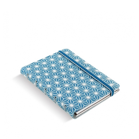 Notebook Impressions vreckový modro-biely FILOFAX - 2