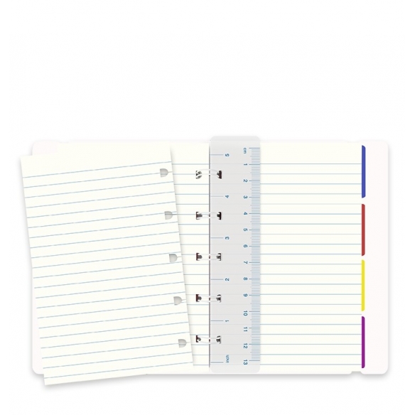 Notebook Impressions vreckový modro-biely FILOFAX - 4