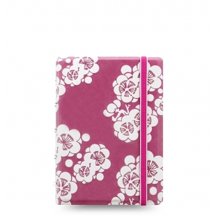 Notebook Impressions kapesní růžovo-bílý FILOFAX - 1