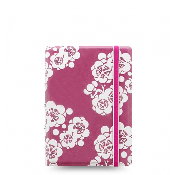 Notebook Impressions vreckový ružovo-biely FILOFAX - 1