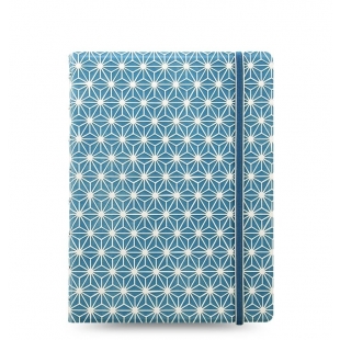 Notebook Impressions A5 blue and white FILOFAX - 1