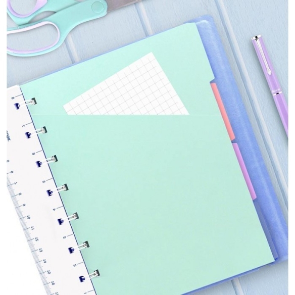 Notebook Classic pastel A5 pastelový modrý FILOFAX - 7