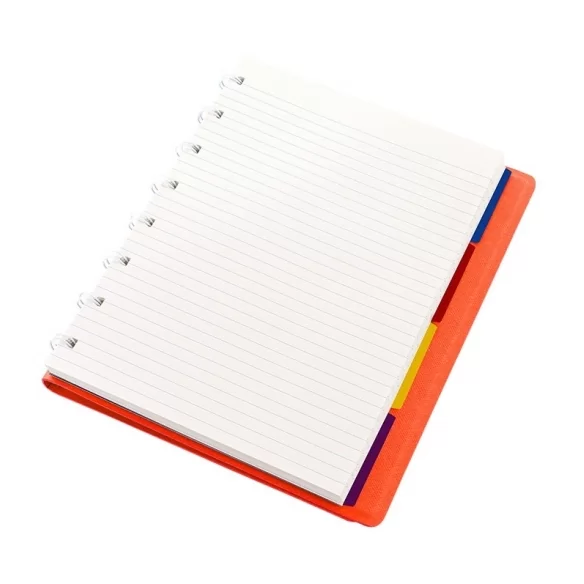 Notebook Saffiano A5 orange FILOFAX - 5