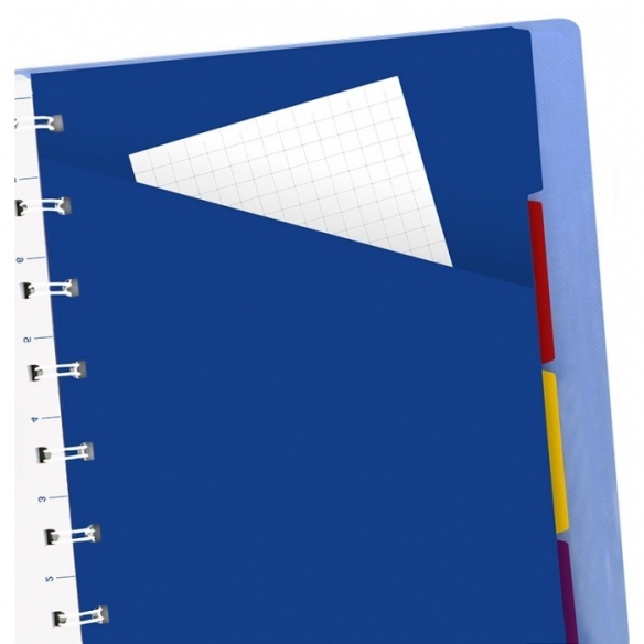 Notebook Saffiano A5 modrý FILOFAX - 5