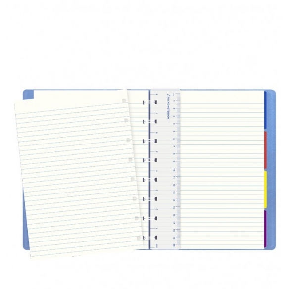 Notebook Saffiano A5 blue FILOFAX - 4