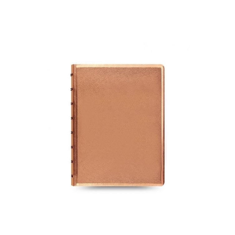 Filofax Notebook Saffiano A5 růžovozlatý FILOFAX - 1