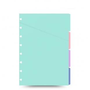 Pastelové rozdělovače pro A5 notebook FILOFAX - 1