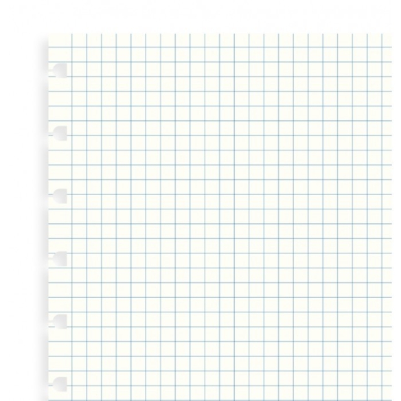 Štvorčekovaný papiere náplň pre A4 notebook FILOFAX - 1