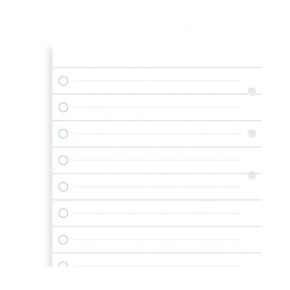 Zoznam úloh, náhradná náplň Clipbook osobný FILOFAX - 1