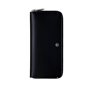 Line D leather wallet long black S.T. DUPONT - 1