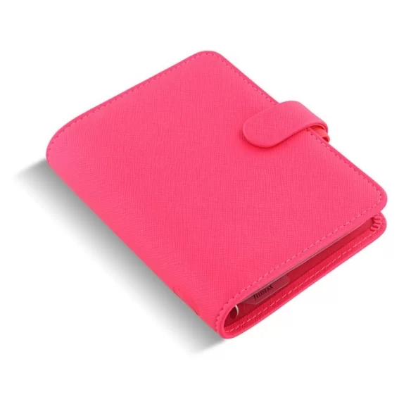 Saffiano Fluoro Pocket Organizer pink FILOFAX - 2