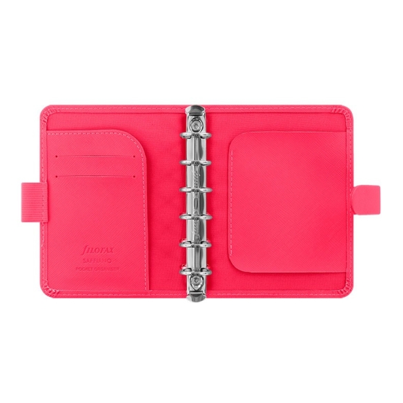 Saffiano Fluoro Diár vreckový ružový FILOFAX - 3