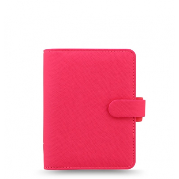 Saffiano Fluoro Diár vreckový ružový FILOFAX - 1