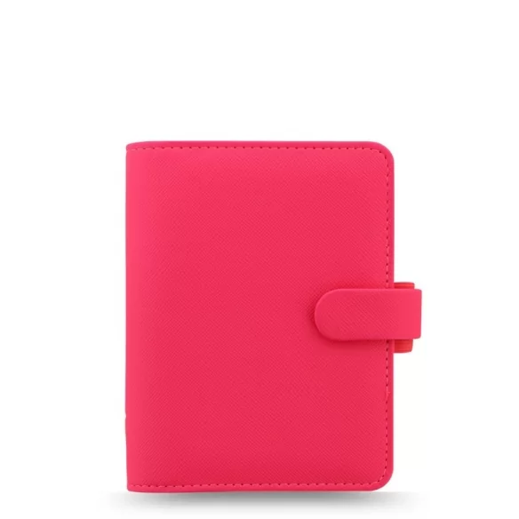 Saffiano Fluoro Pocket Organizer pink FILOFAX - 1