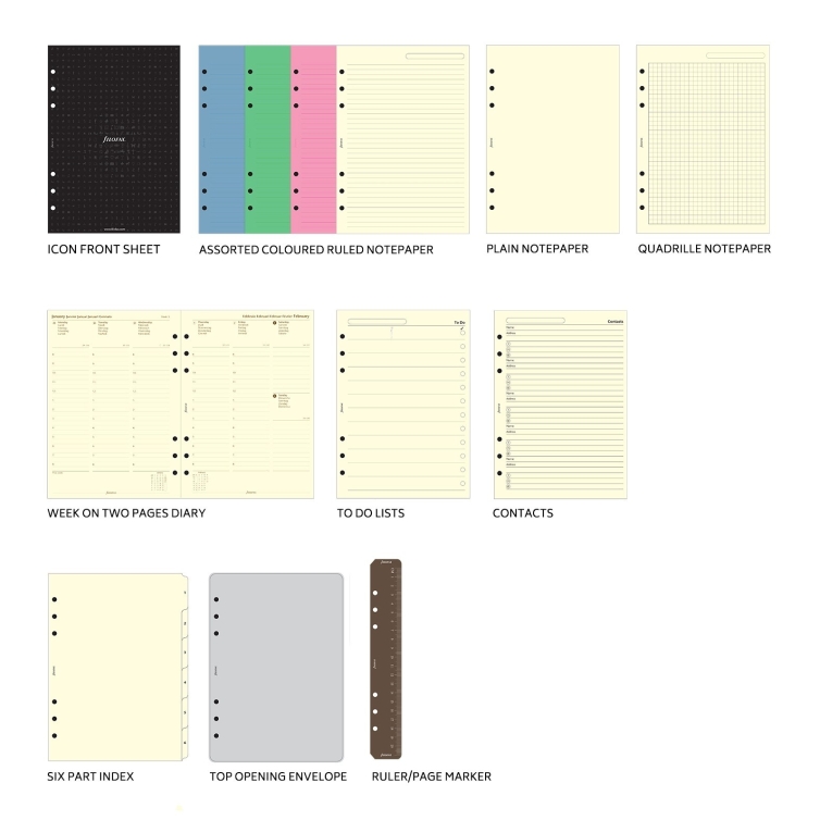 Malden A5 Organiser Stone FILOFAX - 4