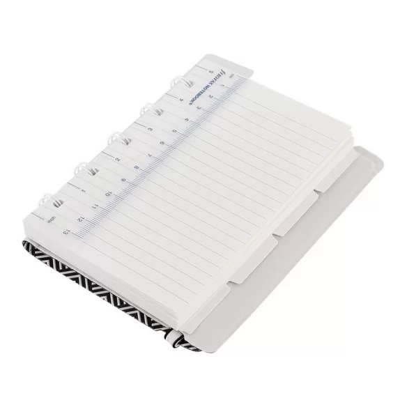 Notebook Impressions pocket black and white FILOFAX - 3