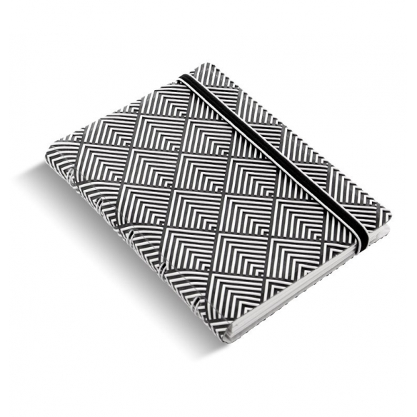 Notebook Impressions vreckový čierno-biely FILOFAX - 2
