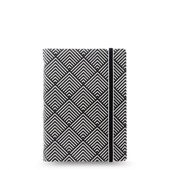 Notebook Impressions pocket black and white FILOFAX - 1