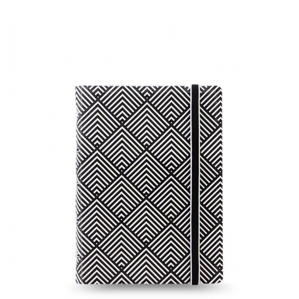 Notebook Impressions vreckový čierno-biely FILOFAX - 1