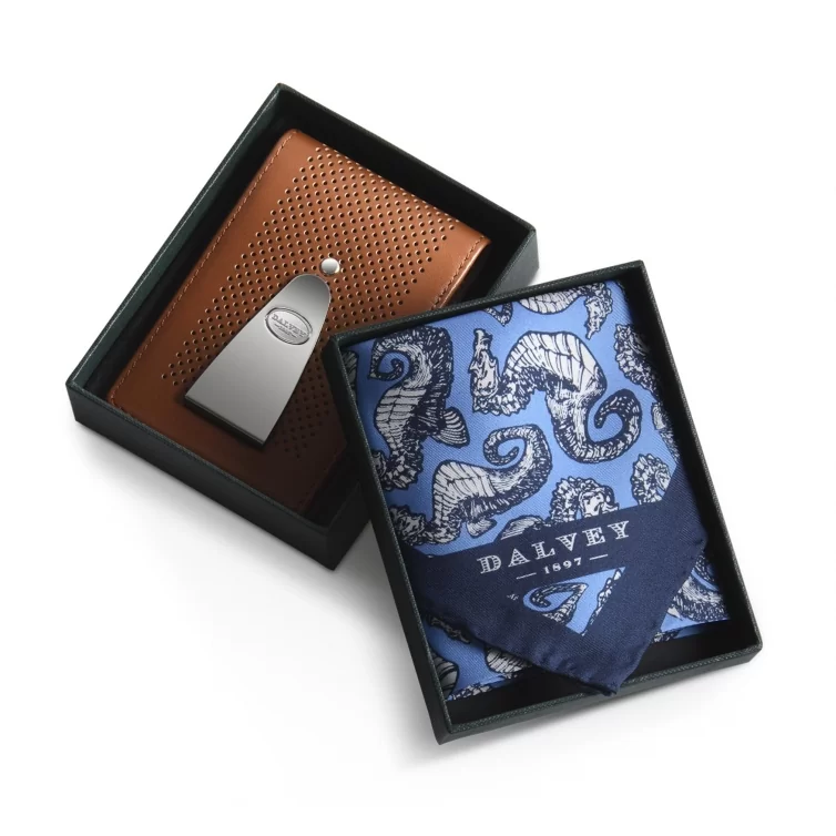Insignia Gift set Carbon brown/blue DALVEY - 1