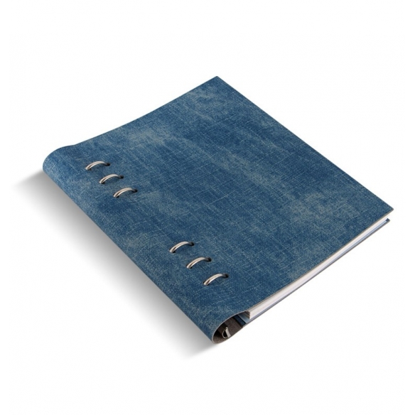 Clipbook Patterns Notebook A5 Denim FILOFAX - 2