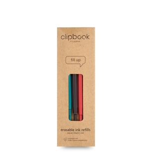 Clipbook Erasable Ballpen Refill Pack FILOFAX - 1