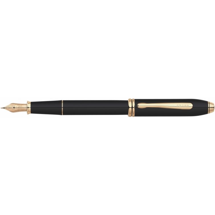 Townsend Fountain Pen black-gold CROSS - 1
