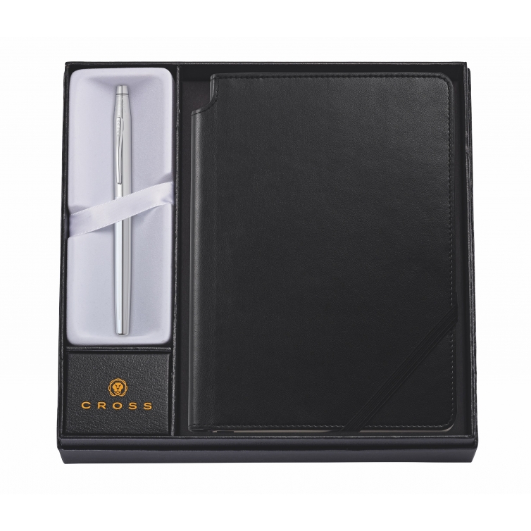 Classic Century Roller chrome with black notebook CROSS - 1