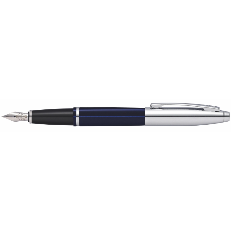 Calais Fountain pen blue/chrome CROSS - 2
