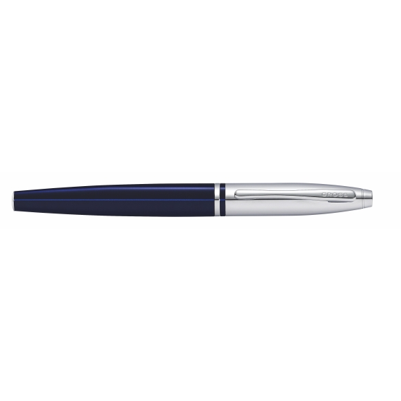 Calais Fountain pen blue/chrome CROSS - 4