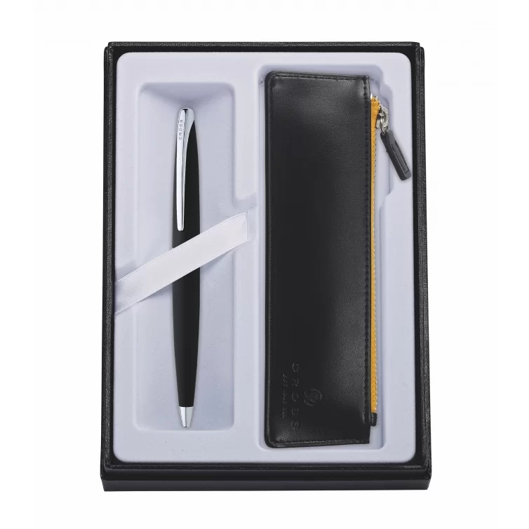 ATX Guľôčkové pero Basalt black s čiernym púzdrom CROSS - 1