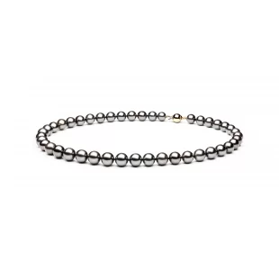 Tahitian pearl necklace black GAURA - 1