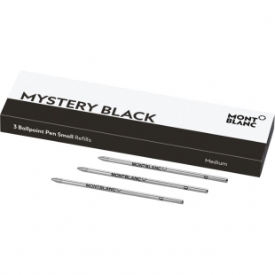 3 Ballpoint Pen Refill Mystery Black MONTBLANC - 1