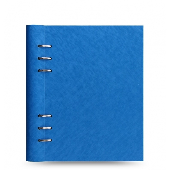Clipbook Saffiano Fluoro Notebook A5 blue FILOFAX - 1
