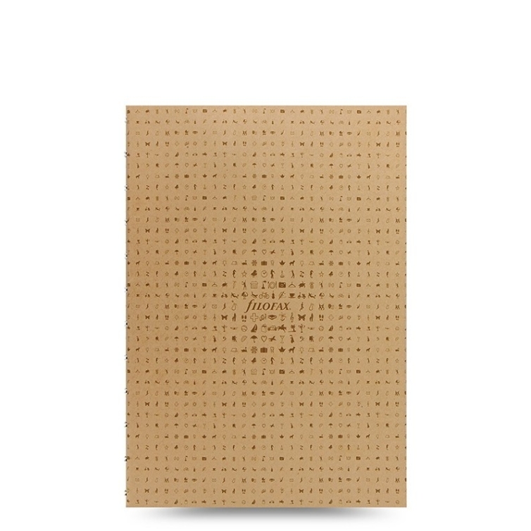 Icon Notebook A5 Náhradný blok svetlo hnedý FILOFAX - 1