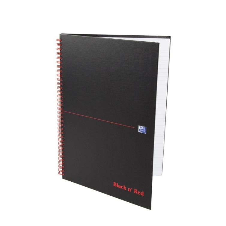 Black n Red Notebook A4 linajkový OXFORD - 2