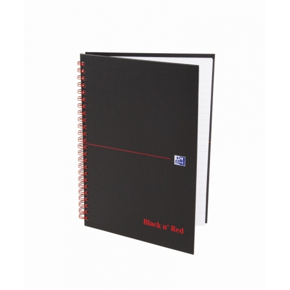 Schwarzes und rotes Notizbuch A5, liniert OXFORD - 2