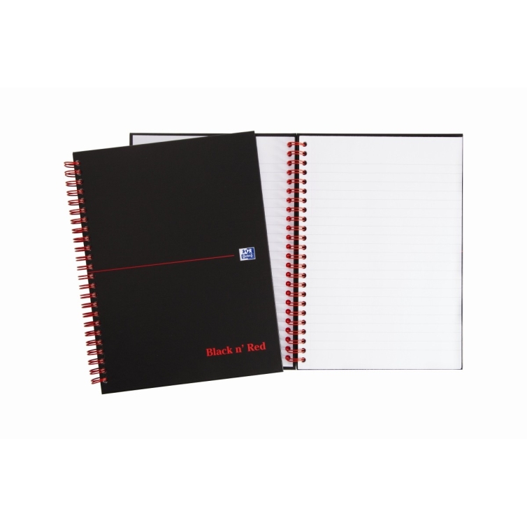 Black n Red Notebook A5 linajkový OXFORD - 3