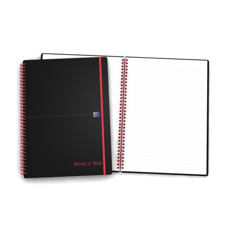 Black n Red Movebook A4 ruled OXFORD - 2