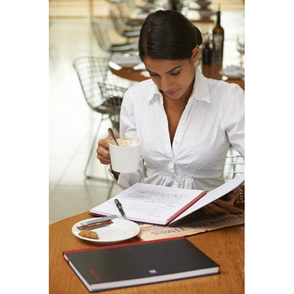 Black n Red Notebook A5 squared OXFORD - 4